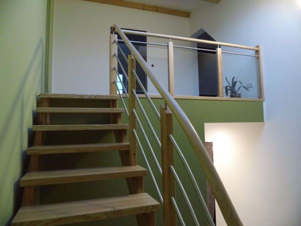 Aufgesattelte Treppen 