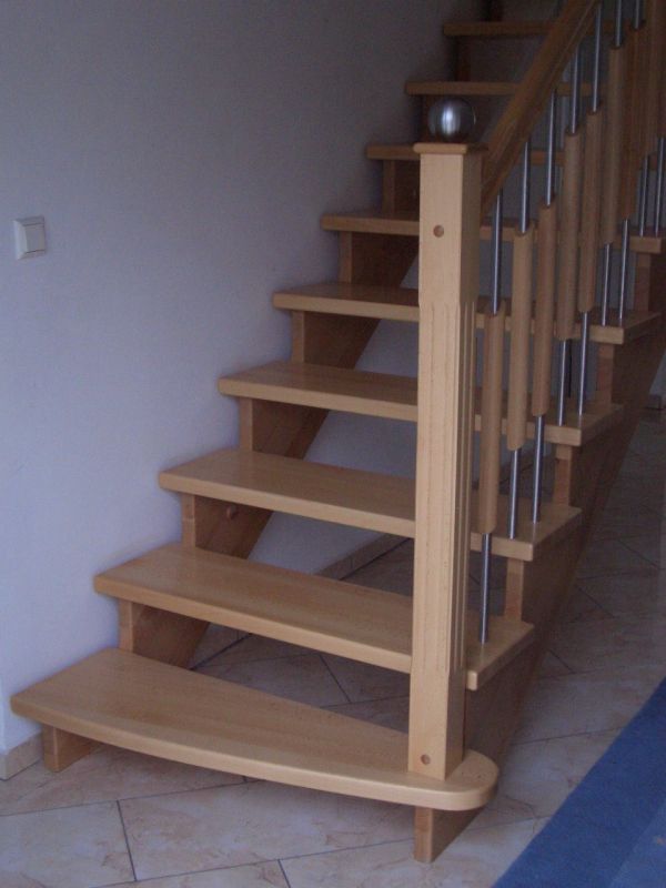 Aufgesattelte Treppen 